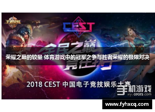 荣耀之巅的较量 体育游戏中的冠军之争与胜者荣耀的极限对决